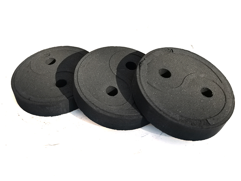 无烟圆形双孔艾饼6*1CM