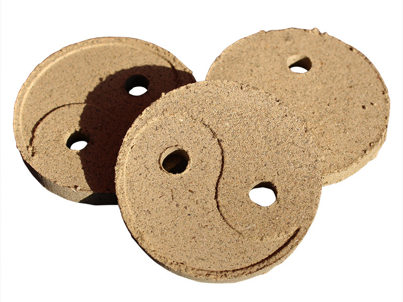 圆形双孔艾绒饼5*0.6CM